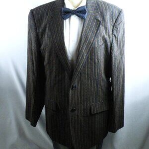 Jhane Barnes 42L Stripe Seersucker Blazer Sport Coat